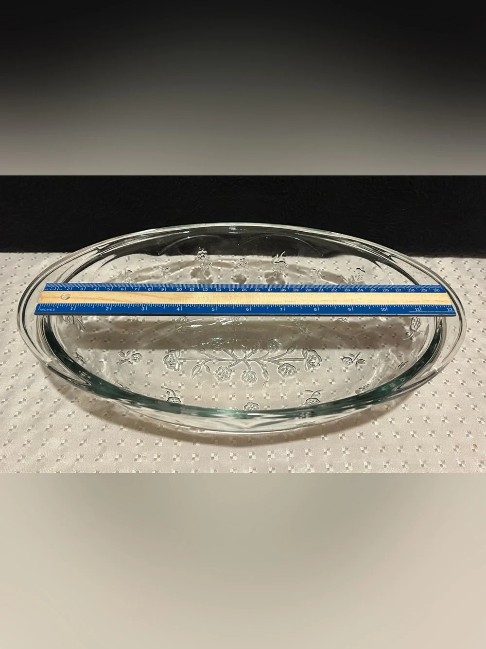 Anchor Hocking Savannah Clear Oval Covered Casserole 2 Quart